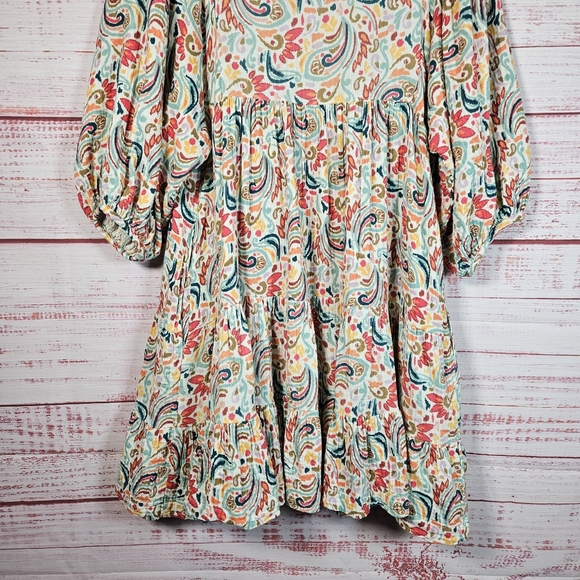 Marine Layer Scarlett Paisley Print Dress - Picture 13 of 16